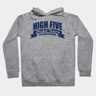 Navy High Five Horizontal Logo Hoodie